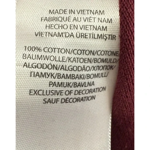 Polo Ralph Lauren Custom Slim Fit Polo Burgundy Green Big Pony Sleeve Patch M - Picture 4 of 4